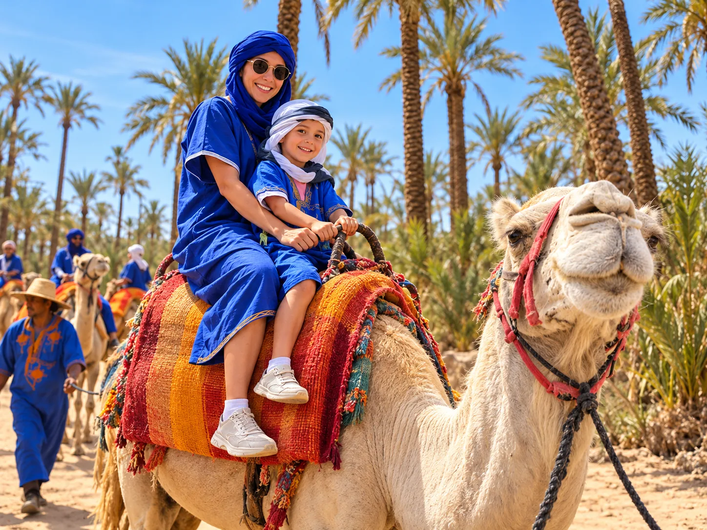 Camel Ride in Marrakech Palm Grove