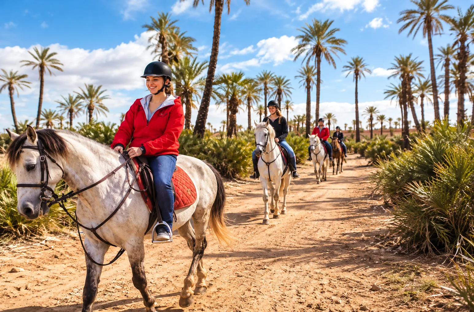 Horseback Riding in the Marrakech Palm Grove