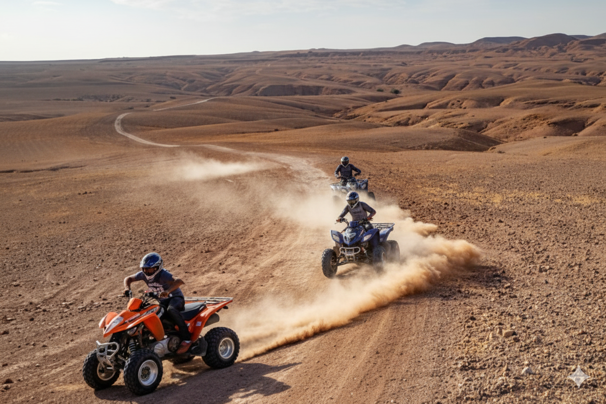 Quad dans la Palmeraie de Marrakech – Aventure tout-terrain